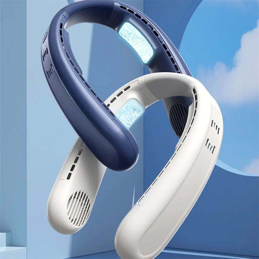 BILATERAL COOLING NECK FAN RECHARGEABLE PORTABLE FAN – WT-F63